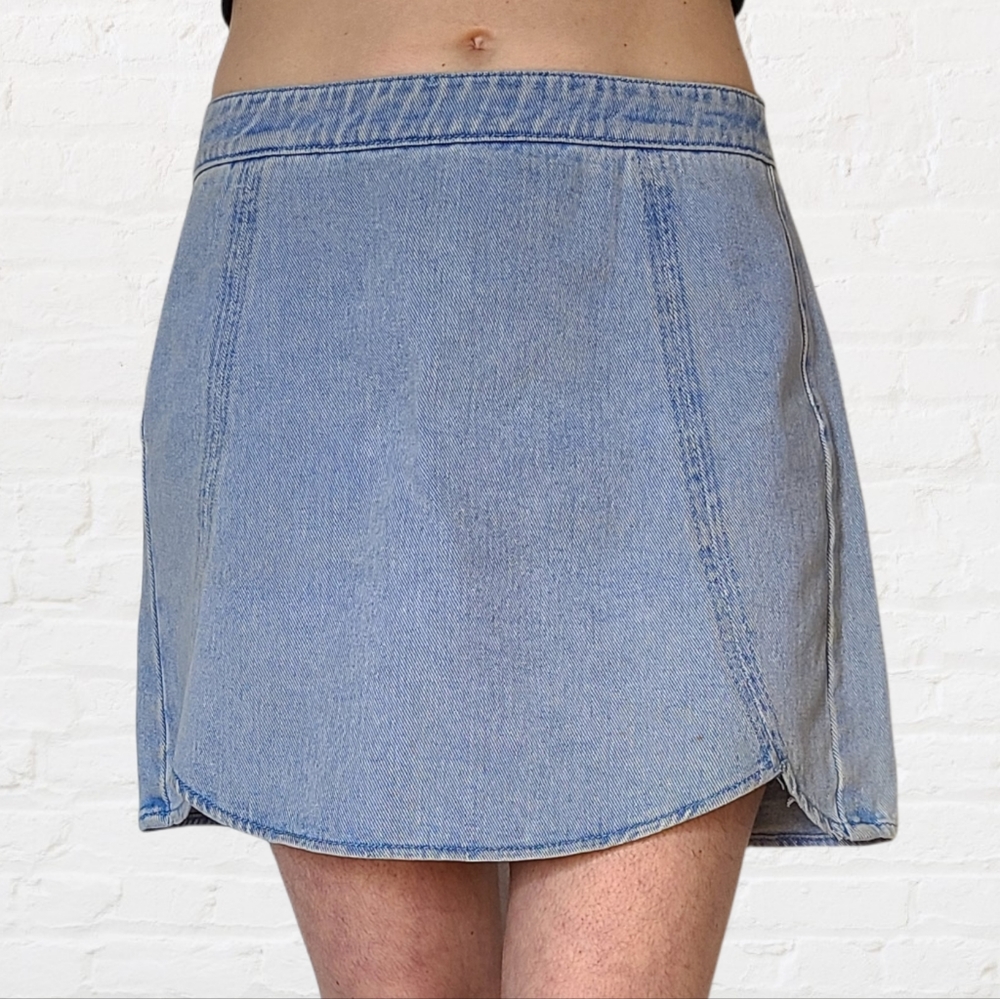 Denim Mini Skirt
